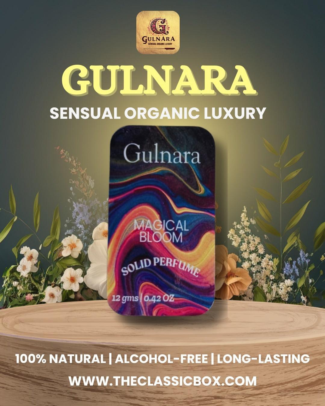 Gulnara Solid Perfume™️ – Sensual Organic Luxury