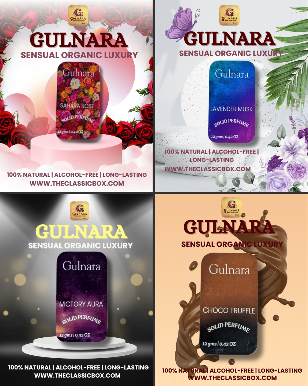 Gulnara Solid Perfume™️ – Sensual Organic Luxury