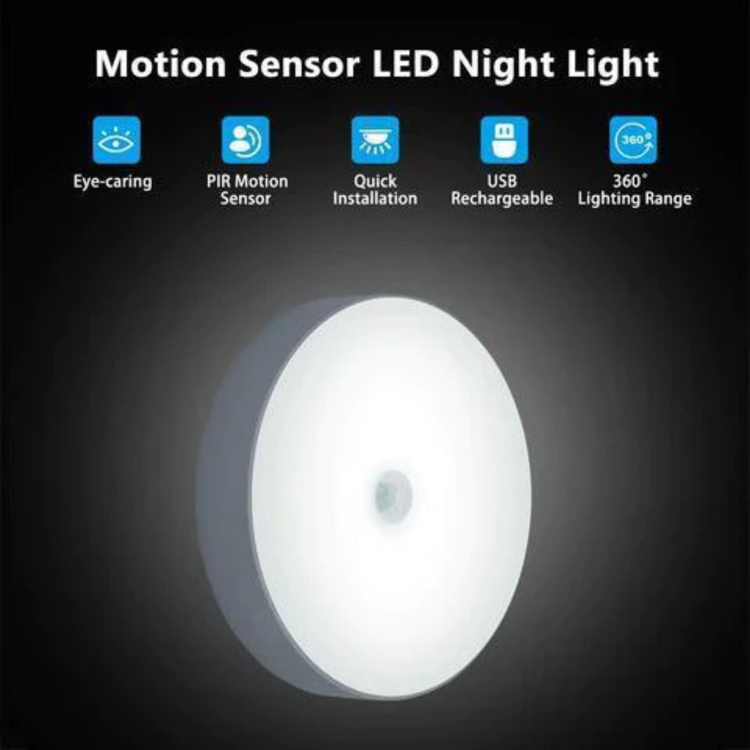 Wireless LED Motion Detector Lamp™  USB Rechargeable Light for Home