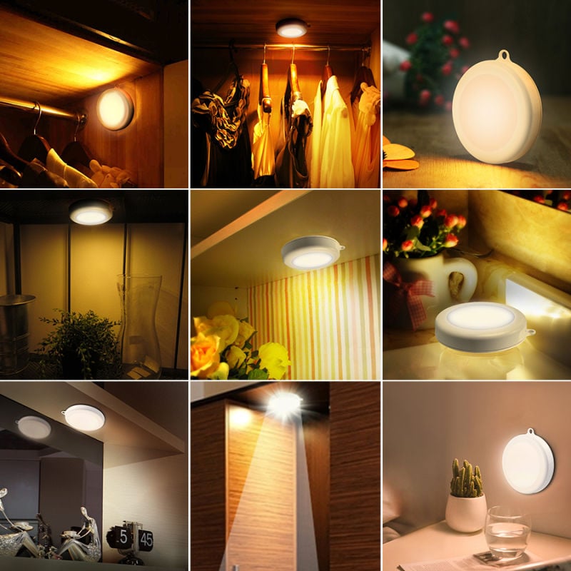 Wireless LED Motion Detector Lamp™  USB Rechargeable Light for Home