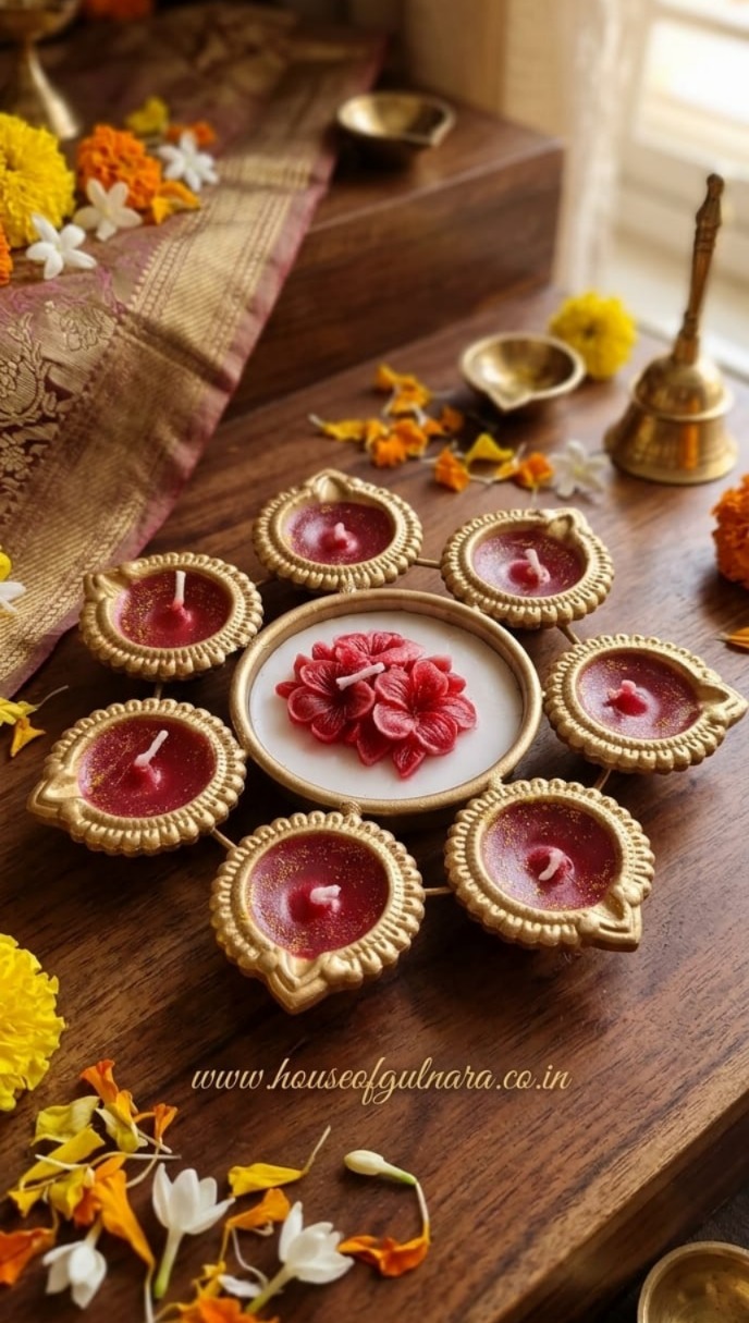Diya Urli Candle
