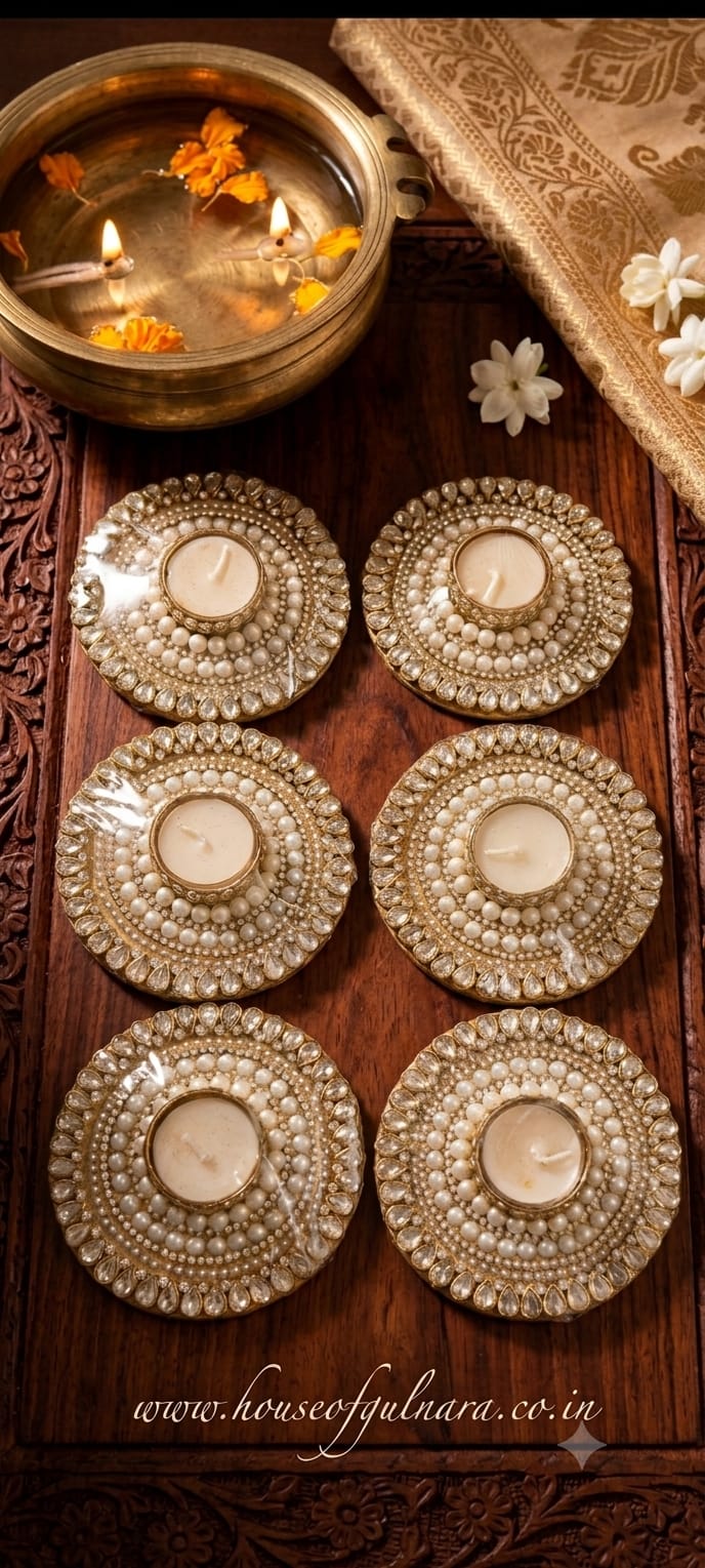 Heavy Stone Work CD Tealight Candle
